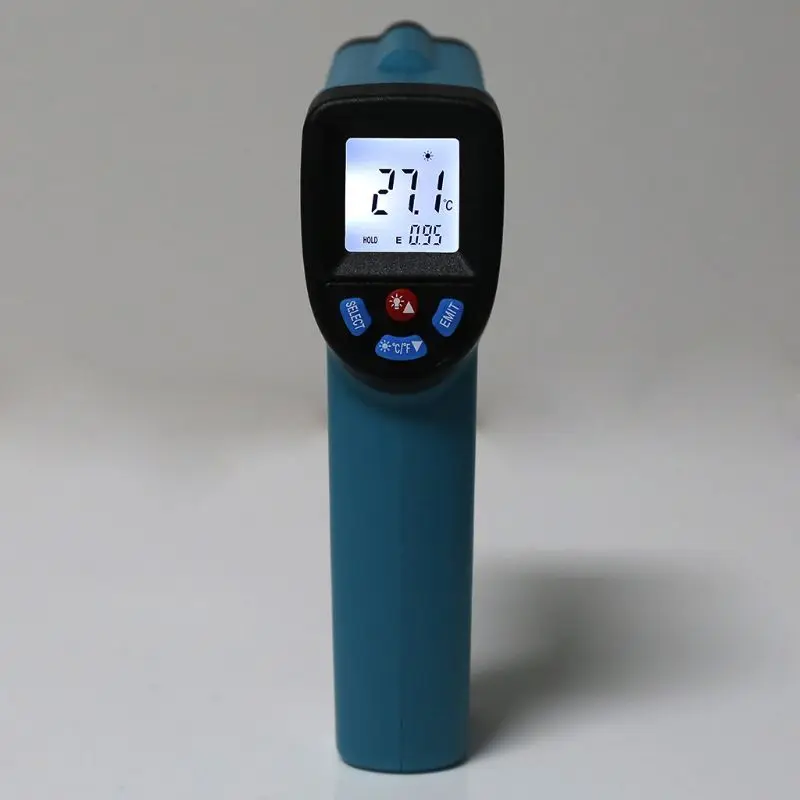 termômetro digital infravermelho pirômetro digital com display medição de temperatura graus