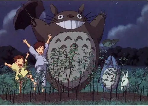 Подарок на день Святого Валентина HAYAO MIYAZAKI большой Шелковый Искусственный
