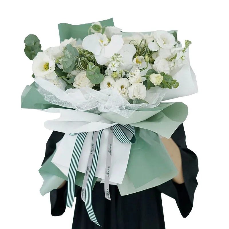 5 шт. Twocolor туман Бумага упаковки цветов DIY альбом для вырезок рукоделия Букеты