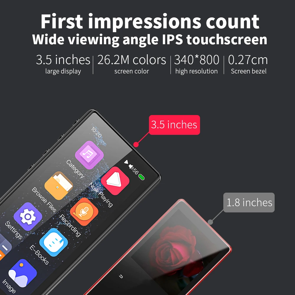 Портативный Hi Fi музыкальный плеер FiiO M3 Pro с полным сенсорным экраном без потерь