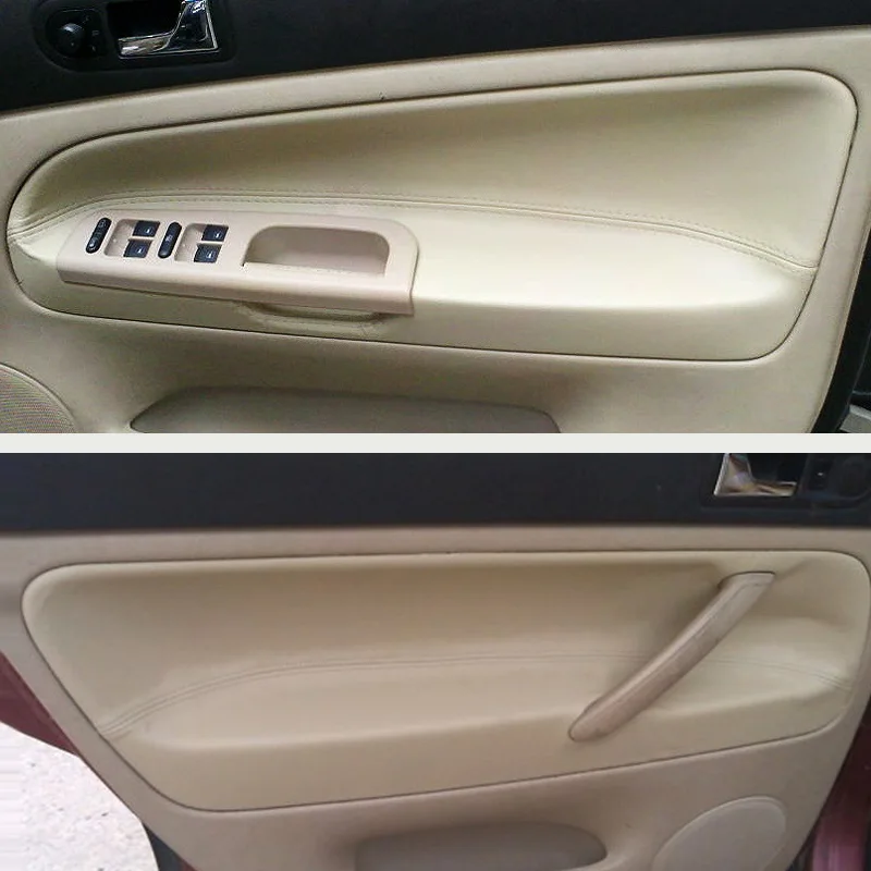RHD автомобиля микрофибра кожа дверные ручки панель Подлокотник Накладка для VW Passat B5 1998 1999 2000 2001 2002 2003 2004 2005