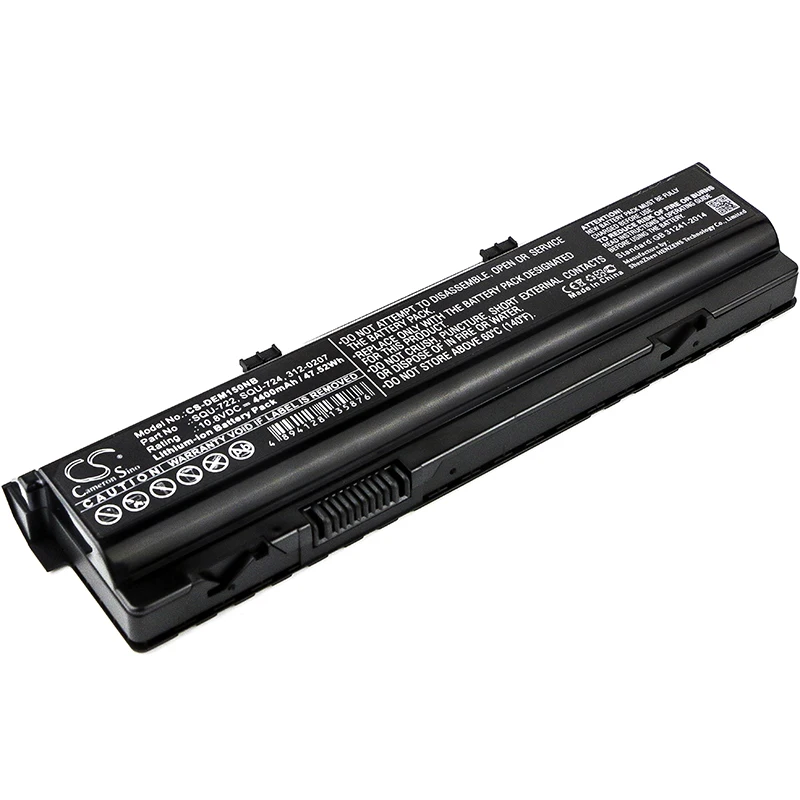 Обновленная батарея Cameron Sino для DELL Alienware M15X, Alienware P08G, M15X6CPRIBABLK