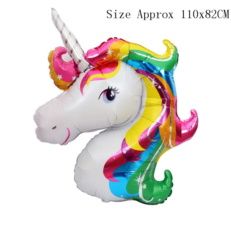 Единорог День Рождения Декор для детей подарок с Unicorn сумка Пригласительные открытки Единорог шары Единорог День Рождения украшения WQ01 - Цвет: colorful