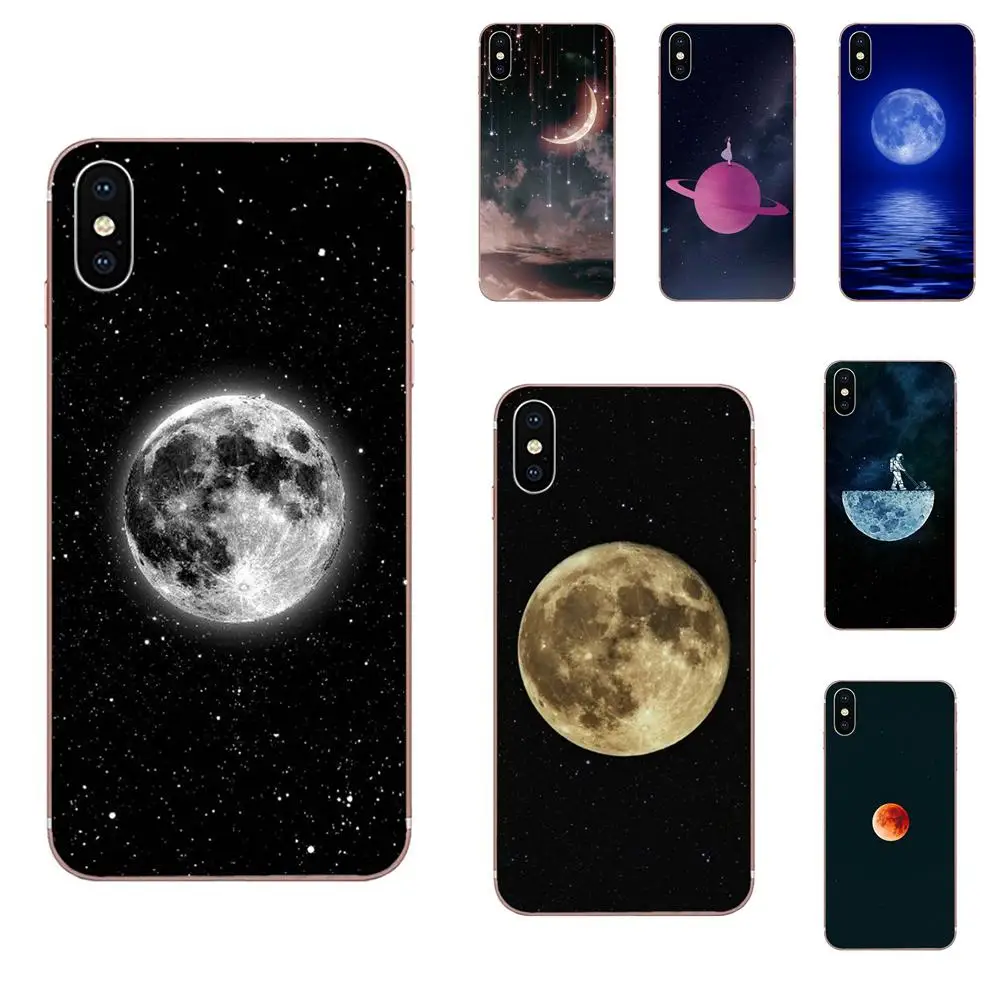 Мягкий модный чехол для Huawei Honor 5C 5X 6A 6X 7 7A 7X 8 8A 8S 8X 9 10 30 Lite Pro Y6 II Y7 Y9 Prime 2019 космос луна