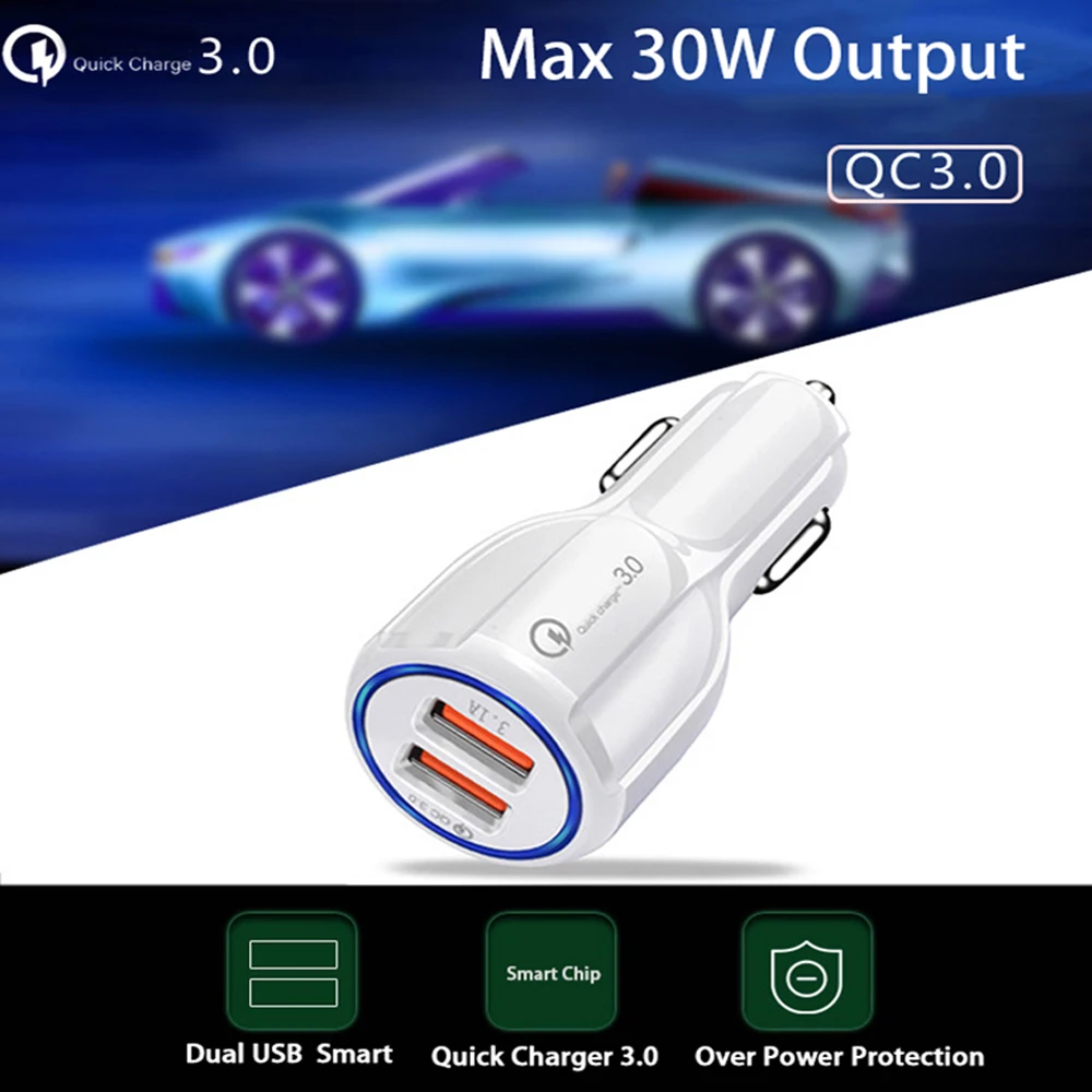 2 в 1 usb type C кабель для быстрой зарядки+ 3,0 Автомобильное зарядное устройство для Samsun Galaxy S10 Usb кабель type c кабель Usb-c для Xia mi note 10 pro
