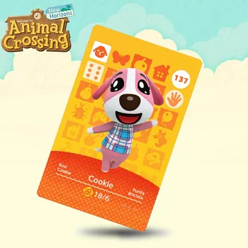 

137 Cookie Animal Crossing Card Amiibo Cards Work for Switch NS 3DS Games