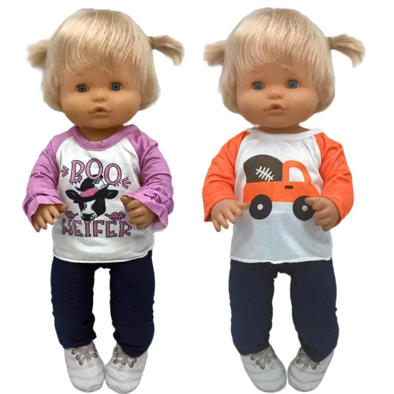 Nenuco Doll Jacket Set for 40cm Baby Dolls Clothes Toys Wear Children Girl Gifts
