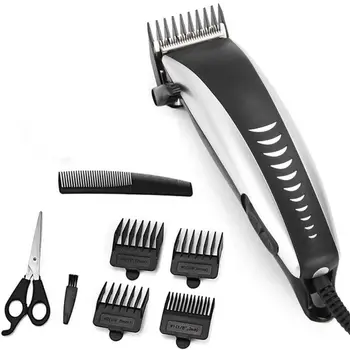 

Profession Electric Plug-In Hair Clippers Beard Trimmer Barber Grooming Kit Rechargeable Cordless Haircut Machine Shaver