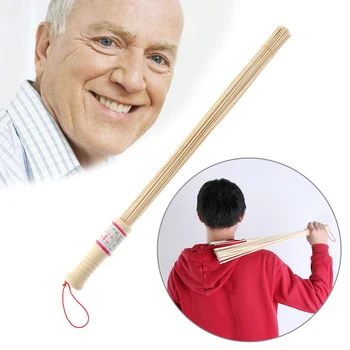 

Hot Bamboo Wood Massager Promote Blood Circulation Relaxation Fatigue Wooden Handle Slapback Relaxation Fatigue Hammer Stick