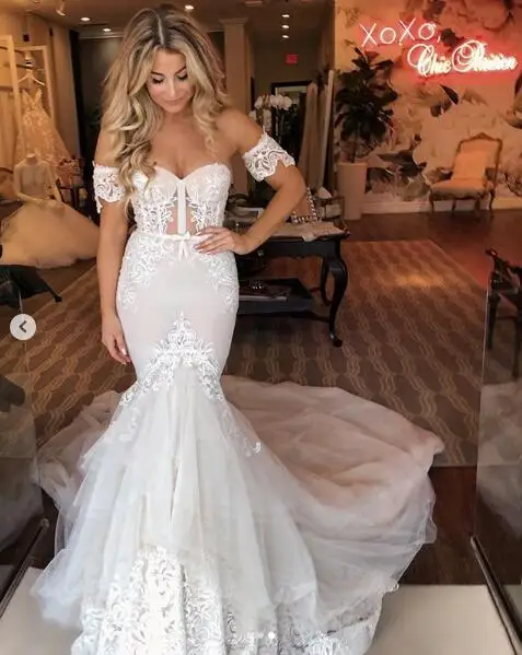 Winter mermaid wedding dresses Clearance