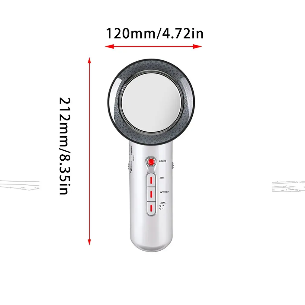 LED Photon Ultrasonic Lifting Face Lift Skin Cleaner Wrinkle Remover Anti Aging Ultrasound Facial Beauty Massager 5
