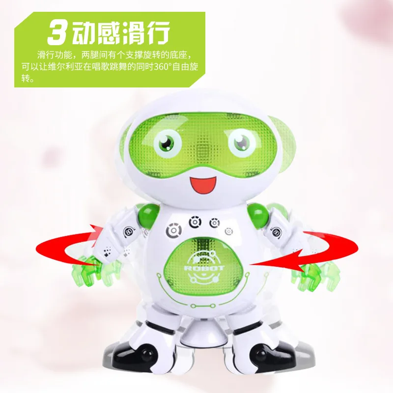 

Light And Sound Electric Model Toy Dynamic Dancer the Dancing Robot Dancer Robot Stall Hot Selling