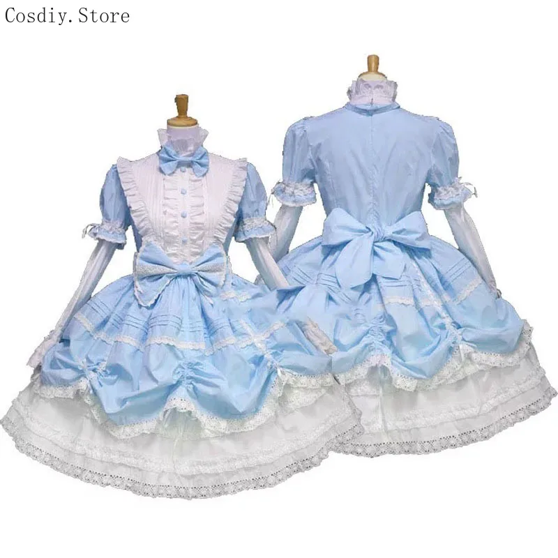 Gothic Punk Lolita Dress Princess Cosplay Cute Maid Adult Women Halloween Costume Sweet Gothic Anime Lace Outfit For Girls