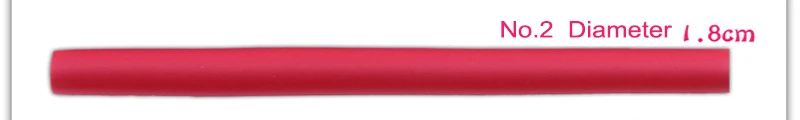 random color 1.8cm 10 шт., волшебные бигуди для волос, бигуди из мягкой пены, бигуди для самостоятельной укладки волос, бигуди, губка для завивки волос - Цвет: random color 1.8cm