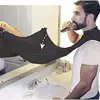 Liquidación Hombre delantal del baño delantal para Barba de hombre titular de maquinilla de afeitar de pelo afeitado barba Catcher impermeable Floral paño para limpieza de hogar Protector aVjq7bXXO
