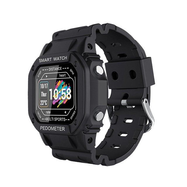 i2 Smart Watch Men Sports Fitness Waterproof IP67 Heart Rate Music Control Alarm Clock Reminder Smartwatch for Xiaomi Huawei