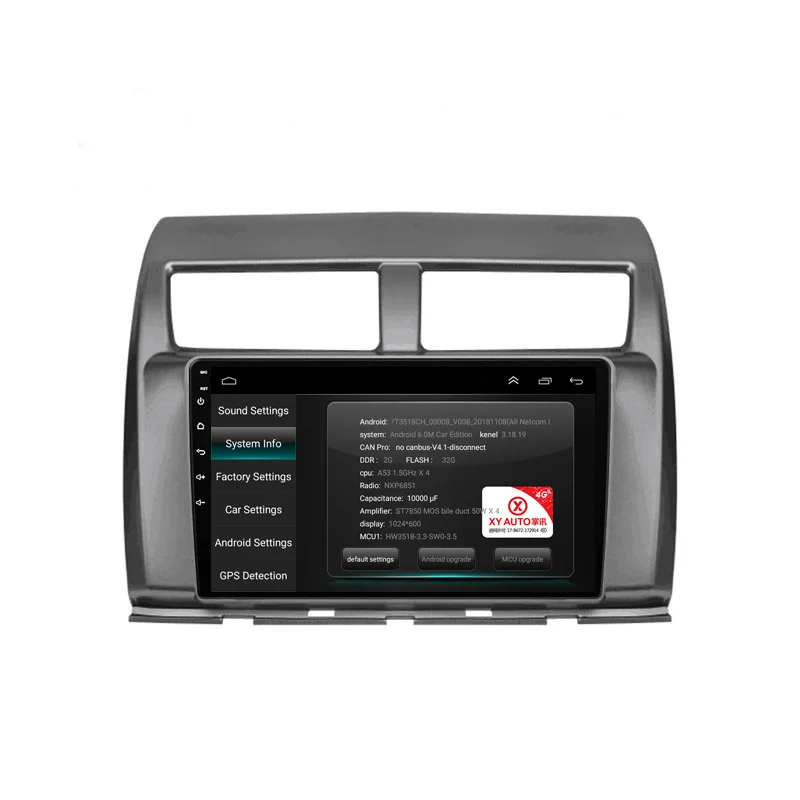 Sale 10.1" 2G RAM 32G ROM Android car GPS Navigation For PROTON MYVI 2015 SILVER with sim card slot radio stereo 5