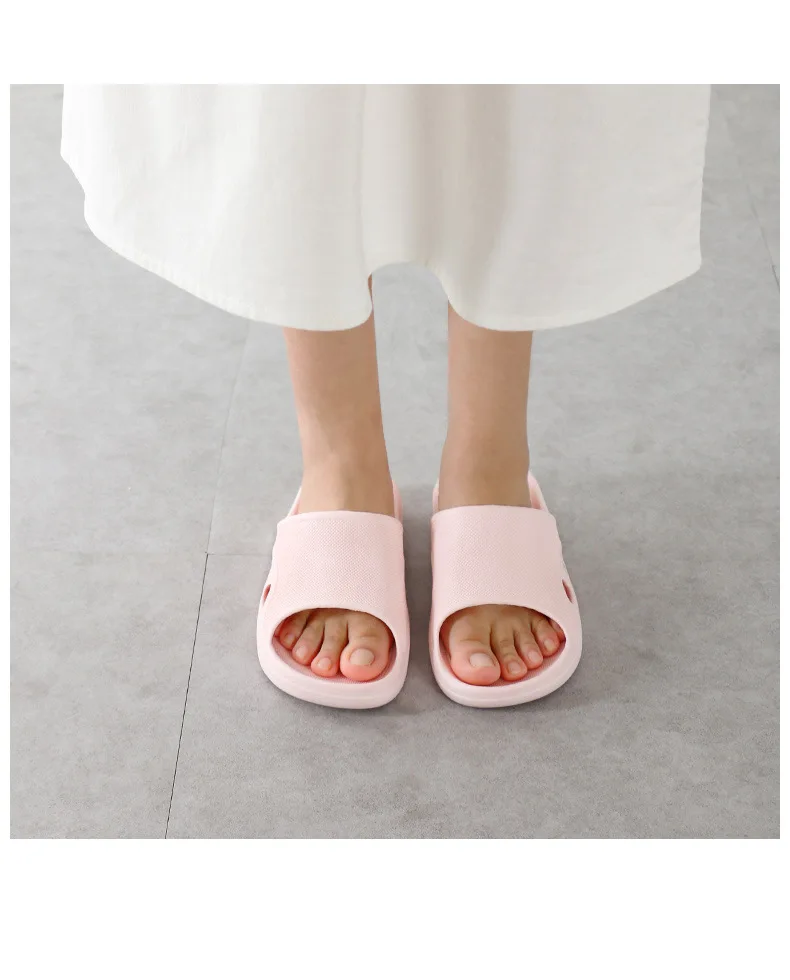 Xioami New summer Bathroom sandals and slippers indoor comfortable non-slip bottom soft thick bottom couple home flip flop