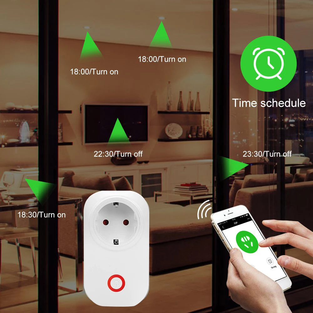Rdxone 10A Ʈ WiFi ÷   Ʈ Ÿ̹ ġ  ʿ , Alexa  google Բ ۵