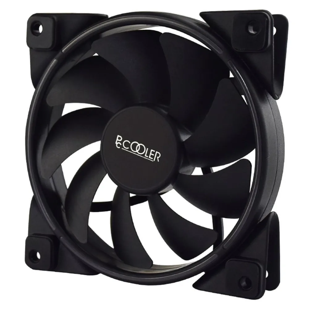 PCCOOLER 12 см RGB светодиодный вентилятор охлаждения ПК Smart 4 Pin PWM тихий корпус ПК Вентилятор шасси с аурой регулирование для корпуса компьютера