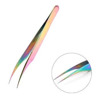 

1pc Professional Stainless Eyebrow Tweezer 3D Volume Eyelash Extension Grafting Makeup Tools High Presicion Tweezers
