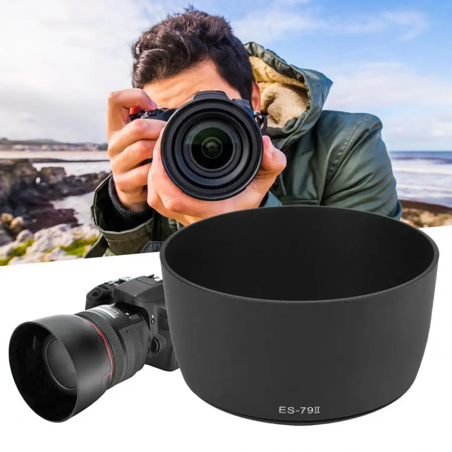 ES-79II бленда объектива камеры для Canon EF 85 мм f/1.2L USM Объектив горячая распродажа