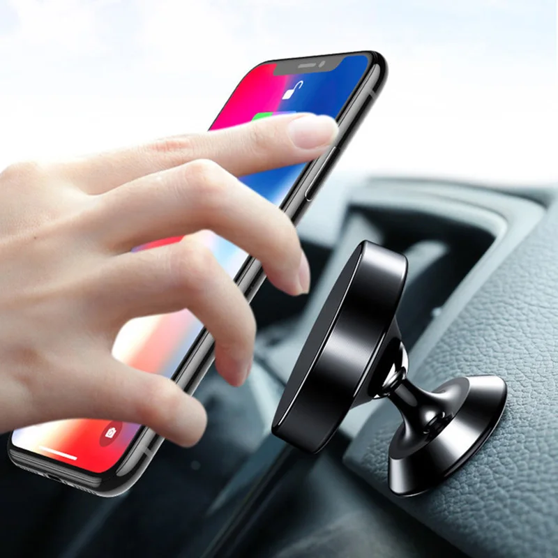 Metal Car Mount Air Vent Support Magnetic Universal Mobile Phone Holder Stand Magnet Cellphone Accessories | Мобильные телефоны и