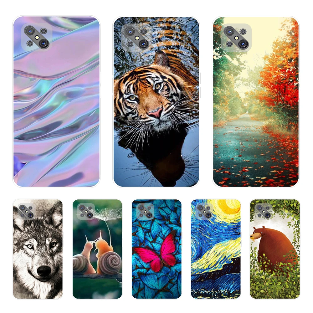 Custodia Per Oppo Reno 4Z 5G Custodia Oppo Reno 4Z 5G Iridescenza Simpatico Paraurti Cover Su Reno 4Z 5G Telefono In Silicone Antiurto Oppo Reno 4Z