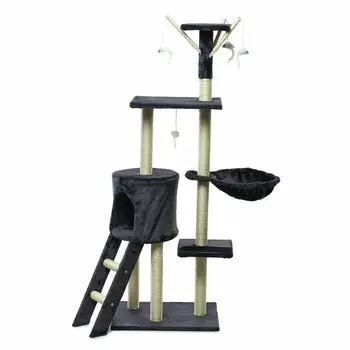 

Cat Tower Tree Climbing Frame Pet Cats Scratching Post Tree Scratcher Pole Furniture Toy Cat Jumping Platform Pet Scratch Tree