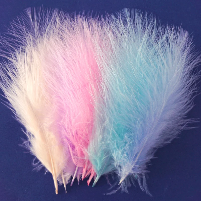 

50Pcs Chicken Plume 10-15cm 4-6 Inches Natural Turkey Feathers DIY Plumas Crafts For Carnival Halloween Christmas Wholesale