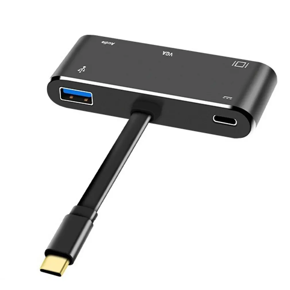 Usb 3,1 тип-c для Hdmi/Vga/Usb/Pd кабель для ноутбука с hd-монитором тип-c для Hdmi/Vga/Usb/Pd кабель