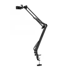 Черный гибкий универсальный длинный кронштейн 360 Вращение ленивый держатель мобильного телефона для кровати стол