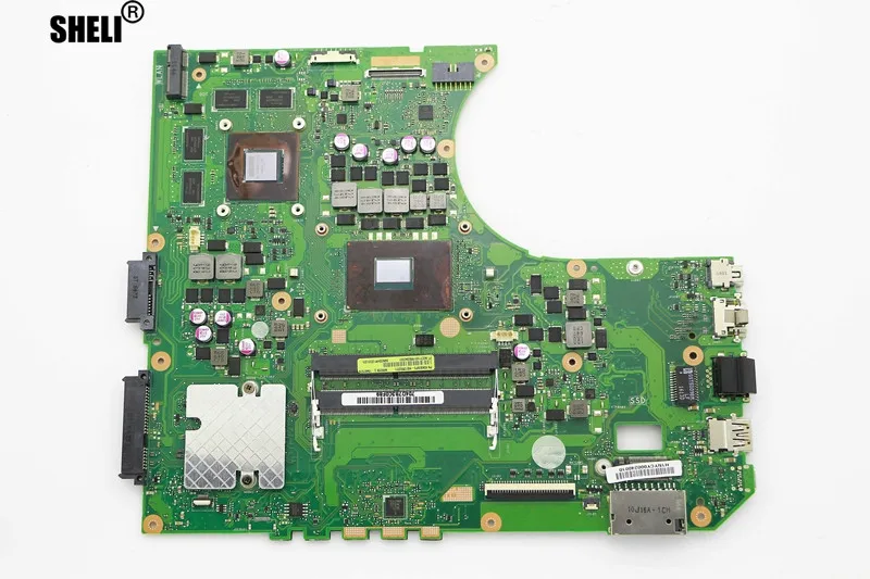 US $344.00 90NB09P0R00020 N552VX REV 22 Motherboard w i76700HQ CPU GTX 950m 2G GPU 60NB09P0MB1250 for Asus N552VX Laptops