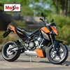 Maisto 1:12 KTM 690 Duke Orange Die Cast Vehicles Collectible Hobbies Motorcycle Model Toys 1