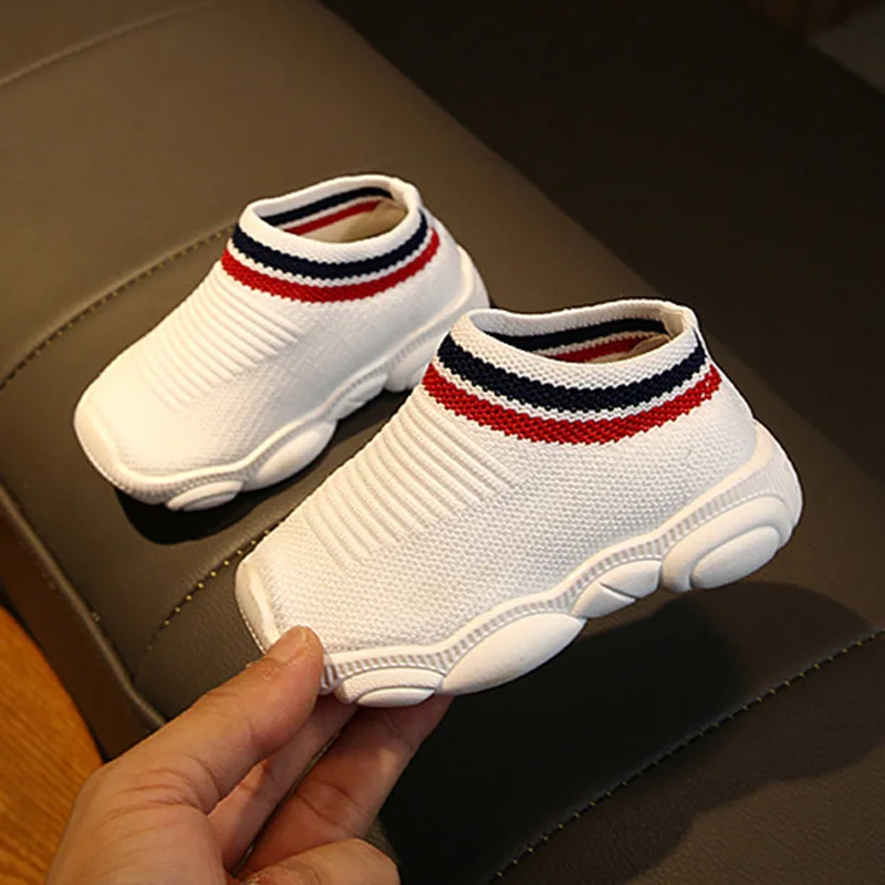 Носки для малышей одноцветные носки на резиновой подошве, детская обувь для младенцев Детские нескользящие носки, кроссовки для девочек и мальчиков