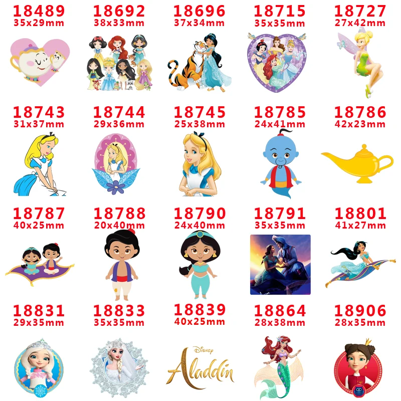 

Free shipping 30 pcs planar resin princess resin pr18489