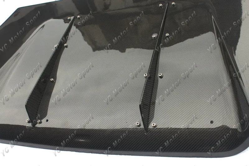 2005-2007 Mitsubishi Evolution EVO 9 JDM Varis Style Rear Bumper Diffuser Kit CF (5)