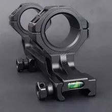 Тактический M4 M16 Ar15 винтовочный оптический прицел крепление 25,4 мм/30 мм QD кольца оптическая пузырьковый уровень для 20 мм Вивер Пикатинни