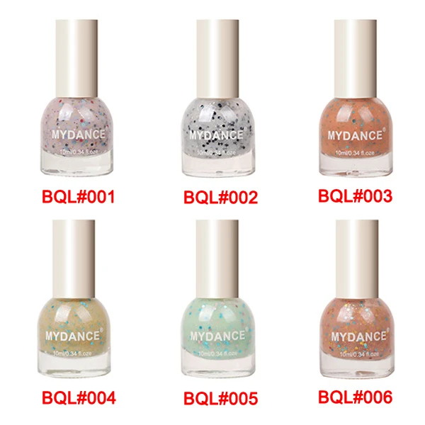 Женский лак для ногтей, Блестящий лак для ногтей, Блестящий лак для ногтей, Очищаемый лак для ногтей 10 мл, MH88