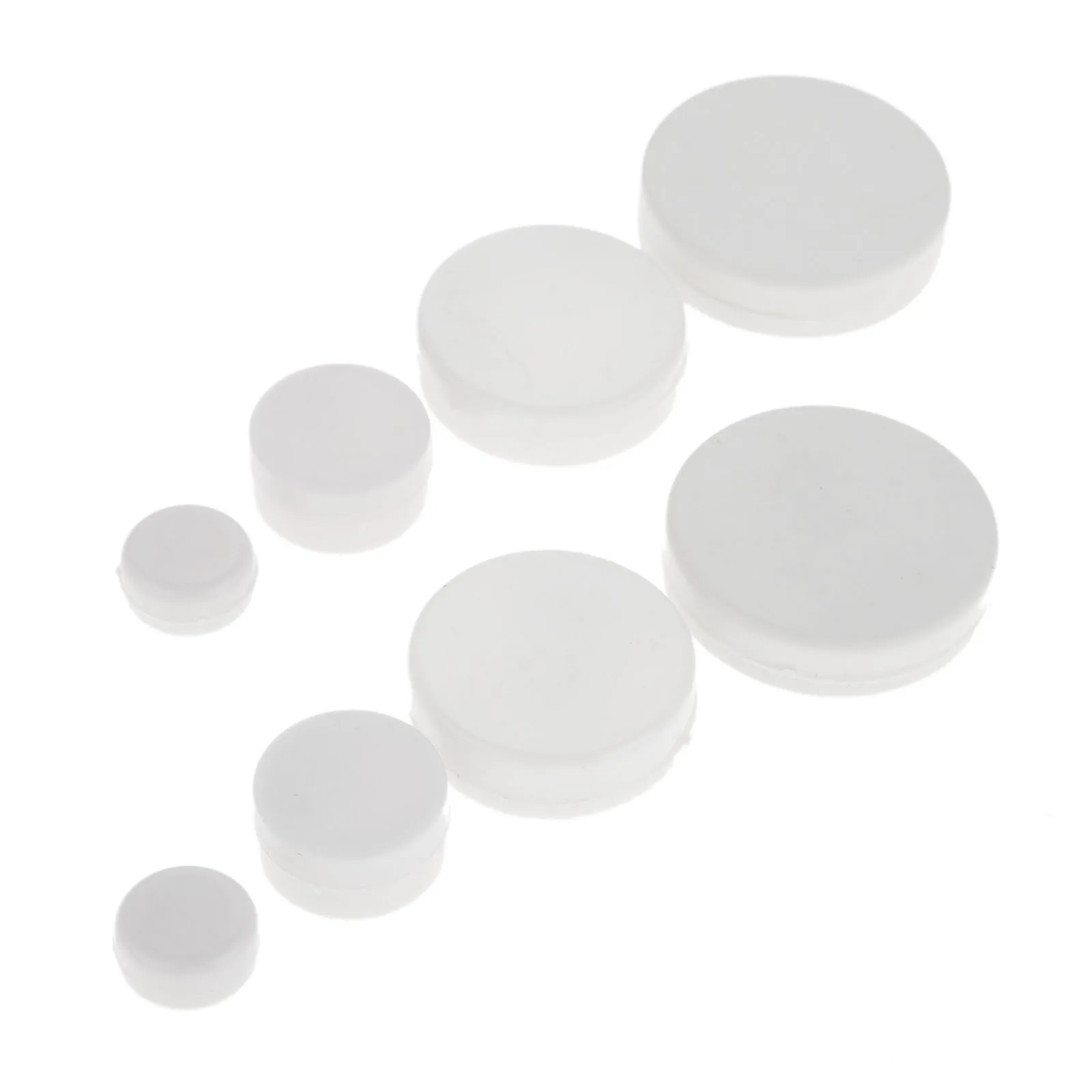 20Pcs 15/20/32/38mm Kunststoff Spielzeug Rassel Box Reparatur Fix Spielzeug Noise Maker Einsatz haustier Baby Glocke Weiß Kunststoff Quietschen Spielzeug – Detail 4