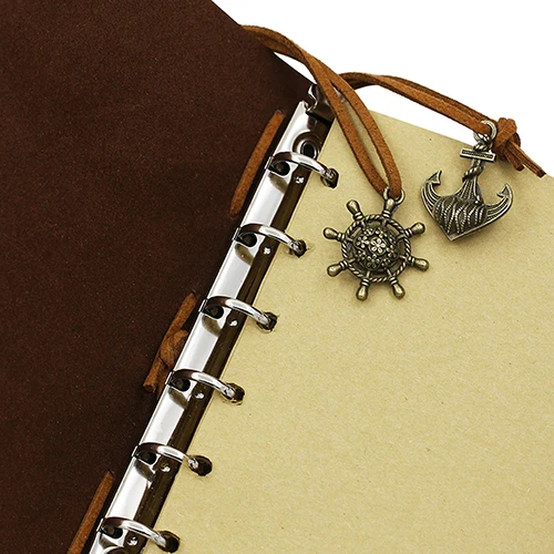 Retro Anchors Faux Leather Cover Notebook Journal Traveler Book Diary Blank Retro Anchors Faux Leather Cover Notebook Journal Traveler Book Diary Blank