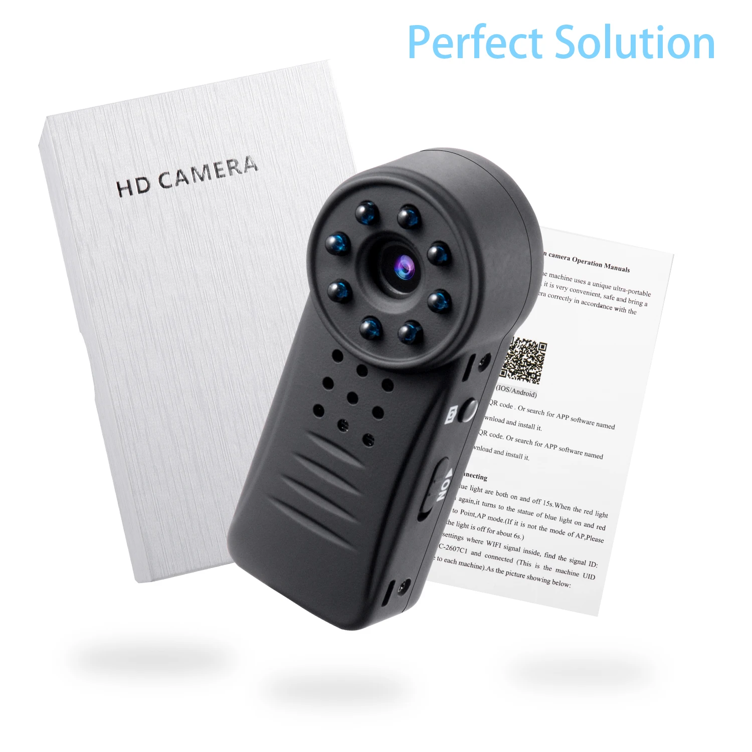Новая Мини Wi-Fi камера HD 1080P ночное видение маленькая ручка камера 8 светодиодный светильник детектор движения голос видео рекордер Микро Экшн-камера