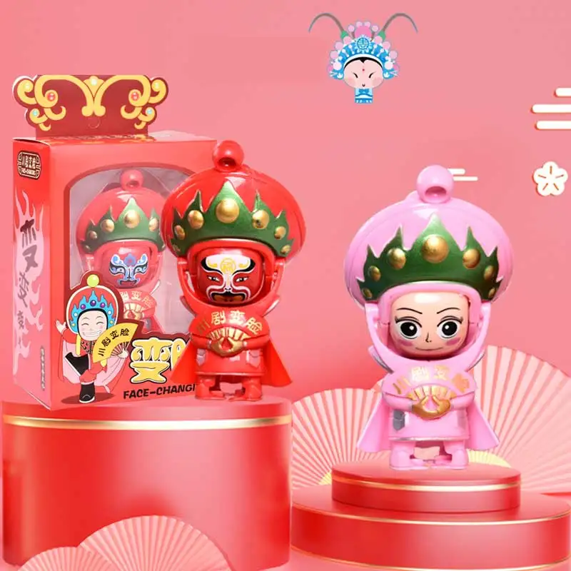 

Chinese style special souvenirs Sichuan Opera change face doll toy Sichuan Facebook doll kindergarten creative small gift