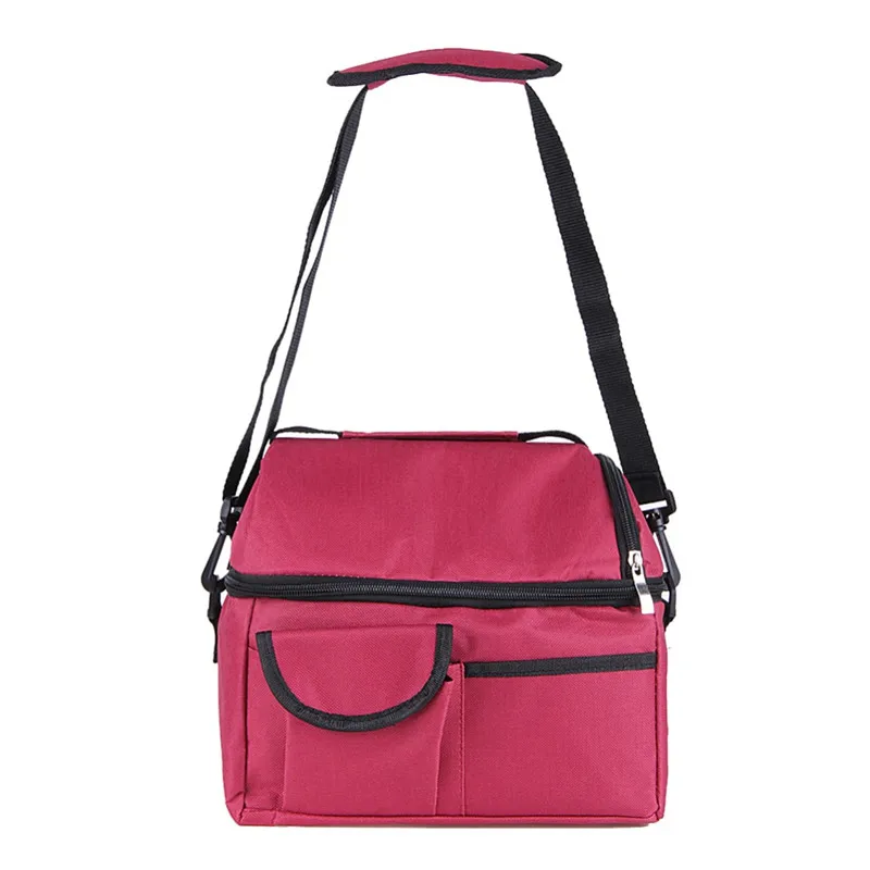 Модная оксфордская коробка-сумка для обеда термоизолированная сумка для пикника детская Термосумка для женщин или мужчин термос-холодильник