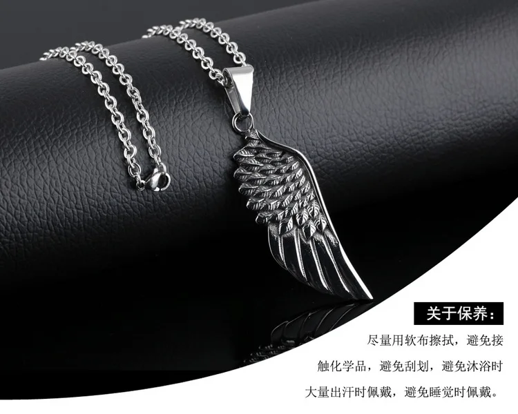 ОПК AliExpress поставки товаров Крылья Ангела мужчины кулон простой модный стиль крыло ожерелье