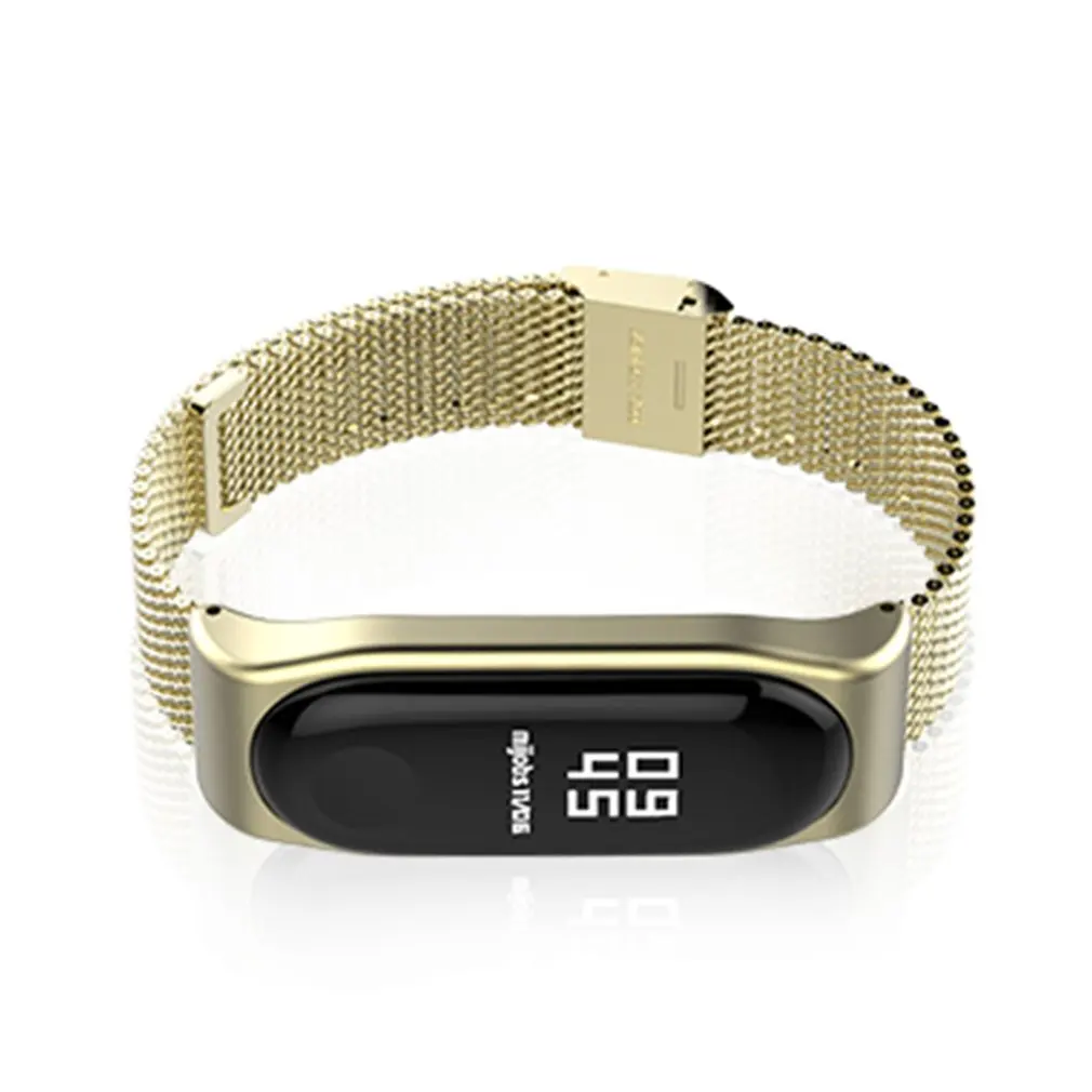 mi рабочих мест mi Band 3 ремешок браслет для Xiaomi mi Band 3 ремешок mi band3 Смарт ремешок mi Band 3 браслет из черного металла