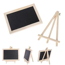 13*18 см двухсторонний мини детский Деревянный блокнот для рисования мольберт детская доска для рисования сообщение маленькая доска для студентов товары для рукоделия