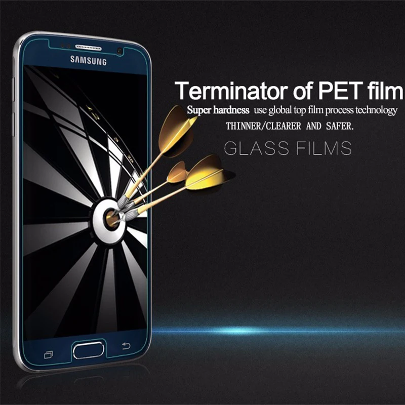 9H 2.5D Закаленное стекло для samsung Note 2 3 4 5 пленка Взрывозащищенная Защита экрана для samsung Galaxy S2 S3 S4 S5 S6 S7 пленка