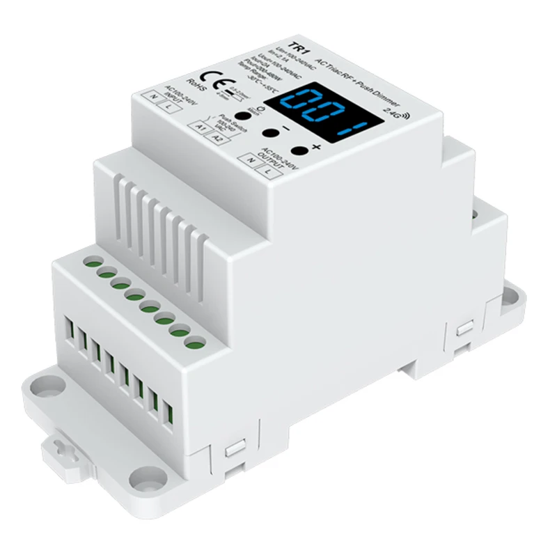 Светодиодный диммер TR1 100-240 в перем. Тока 1CH * 2A RF + Push AC | Лампы и освещение
