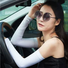 Новинка 1 пара УФ Защита длинный рукав бег Гольф Велоспорт мягкие охлаждающие теплые перчатки для взрослых/детей 19ing